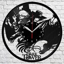 Dark Tower Vinyl Clock Record Wall Clock Decor Fan Art Home 3095