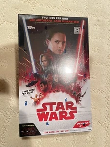 Star Wars: The Last Jedi Series 2 Guaranteed auto Factory Sealed HOBBY Box - Picture 1 of 5
