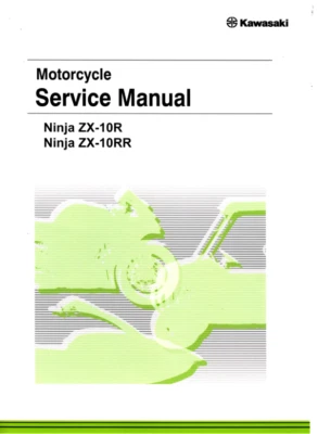 Manual de servicio de motocicleta Kawasaki Ninja ZX-10R | 2021-2023 | 10R | CD O USB Foto 1 de 4