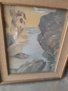 peinture symboliste Paul Chabas bretagne grotte Crozon Morgat musee d'Orsay - Imagen 1 de 6