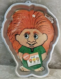 Vintage 1992 WILTON "TROLLS" Cake Pan w/ Original Insert & Instructions troll - Bild 1 von 7
