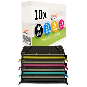 10x tóner para Lexmark C-524-DTN C-524-N C-530-DN C-522-N C-524-DN C-534-N - Imagen 1 de 3