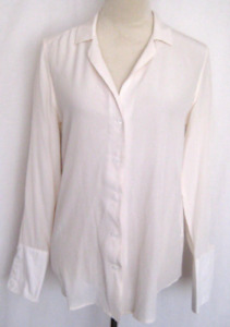 EQUIPMENT Ivory Silk Blouse Shirt Long Sleeve Size S