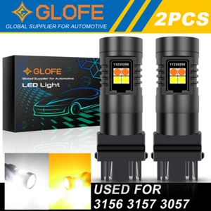 Bombillas de conmutación LED ámbar blanco 3157A para luz de señal de giro Ram 1500 2500 3500 - Imagen 1 de 7