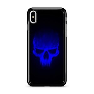 Blue Skull For Apple iPhone 5 SE 6 7 8 XS Plus Phone Covers