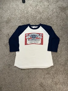 De colección Budweiser Invitational Weed California Raglán Hombre’s Grande - Imagen 1 de 5