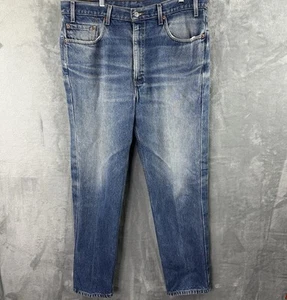 LEVIS 550 Relaxed Fit Jeans Men's Size 38x30 Denim Blue Cotton Vintage - Picture 1 of 11