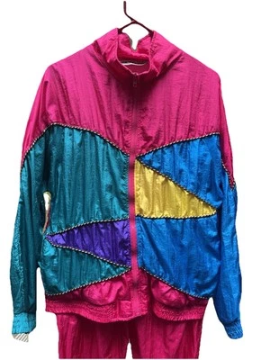 Track Suit Set By Longstreet Missy. Vintage 1990’s, Lined.  Size Medium - Image 1 of 4