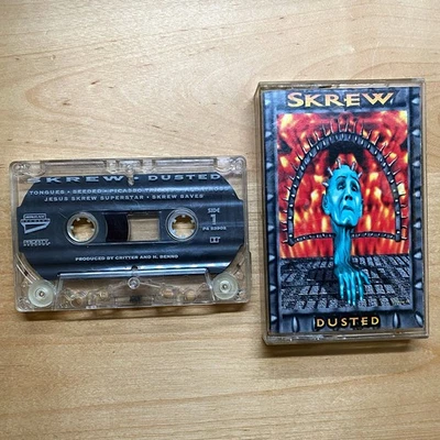 SKREW -Dusted Cassette Tape "Dusted" 90s Metal NOS - Image 1 of 4