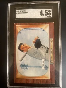 1955 Bowman Yogi Berra #168 SGC 4.5 Yankees - Picture 1 of 2