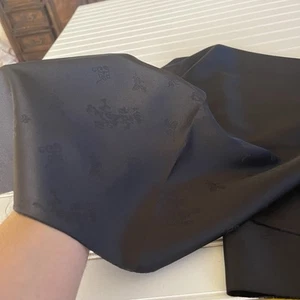 SILK BLACK, FABRIC 1 Yard x 22 Inches Wide or 36 Inches x 22 Wide - Picture 1 of 13