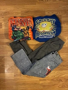 Boy's Jackets And Pants Bundle With SpongeBob And Avengers Set Size 7 And 6/7. - Picture 1 of 11
