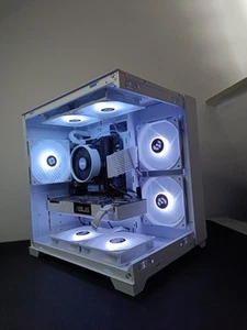 Gaming PC AMD Ryzen 5 GTX 1060 16GB RAM NVME SSD White Build Windows 11 - Bild 1 von 7