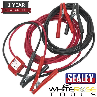 Sealey Booster Cables 7m 450A 25mm² with 12/24V Electronics Protection Garage - Image 1 of 4