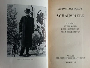 1801307 SCHAUSPIELE von Anton Tschechow 1947 (Die Möwe / Onkel Wanja / Der Kirsc - Picture 1 of 4