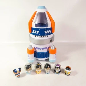 Ryans World Galaxy One Explorer Toy Micro Shuttle Rocket Space Ship 6 Figures - Picture 1 of 10