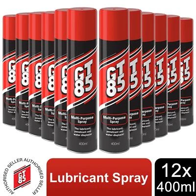 GT85 Lubricant 400ml Spray x12 Multi-Purpose for Bikes & More - Image 1 of 4