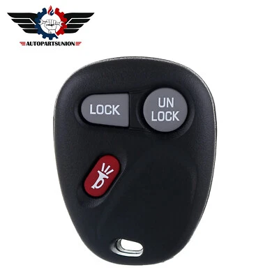 Chaveiro de carro com controle remoto compatível com Chevrolet Silverado 1500 1999 2000 2001 3 botões - Imagem 1 de 4