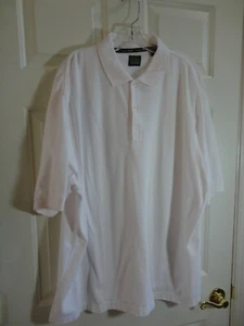 Polo de golf Haggar Sport para hombre mezcla algodón manga corta blanco XXL 2X - Imagen 1 de 3