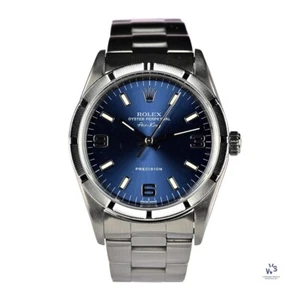 Mens Rolex Watch - Stainless Steel Case and Strap - Blue Dial - Air King - 1400M - Picture 1 of 15