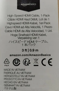 AmazonBasics HL007305 Cavo HDMI ad alta velocità 3 piedi - Foto 1 di 2