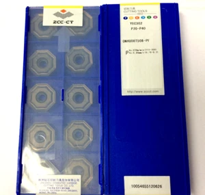 10 x inserts ZCC-CT ONHU 08T508-PF YBC302 for steel NEW!! - Picture 1 of 1