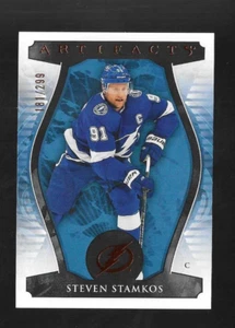 STEVEN STAMKOS 2023-24 UPPER DECK ARTIFACTS COPPER PARALLEL #31 /299 MADE - Bild 1 von 2
