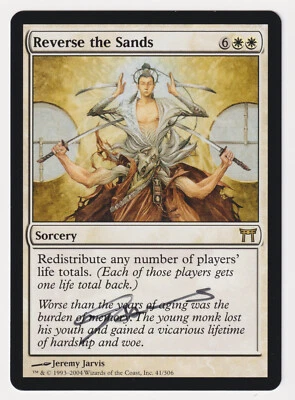 Signed Reverse the Sands Proof LP Champions of Kamigawa Artist Jeremy Jarvis MTG - Image 1 of 2