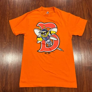 Majestic Men’s Binghamton Mets Orange Jersey Shirt Small S Minor League Baseball - Picture 1 of 5
