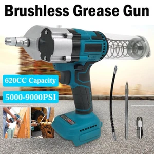 Grease Gun Maximum Cordless Electric Lithium Battery Oil Seal Greases Guns - Picture 1 of 8