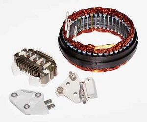 105 Amp Delco 10Si Alternator Upgrade Kit, wider stator for low rpm output - Picture 1 of 1