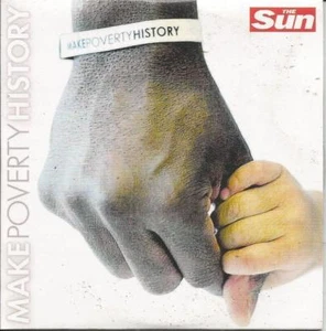 MAKE POVERTY HISTORY - VARIOUS ARTISTS - SUN PROMO MUSIC CD - Picture 1 of 2