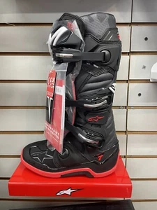 Alpinestars Tech 7 - Motocross Boots - Blk/Cool Gry/Rd - Sz 05 - Picture 1 of 3