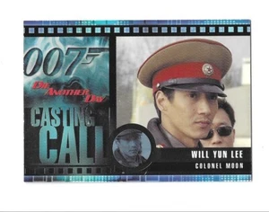 James Bond Die Another Day 2002 Casting Call Card C9 Will Yun Lee Colonel Moon - Picture 1 of 1