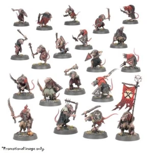 Warhammer Age Of Sigmar - Skaven Clanrats x20. New. Skaventide. - Picture 1 of 3