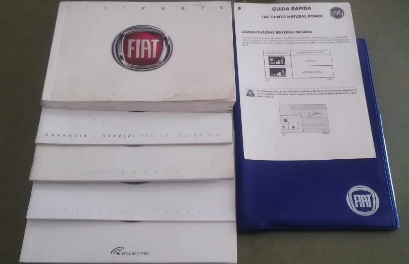 Manuale Uso e Manutenzione Fiat Punto 2008 + Portadocumenti - Immagine 1 di 4