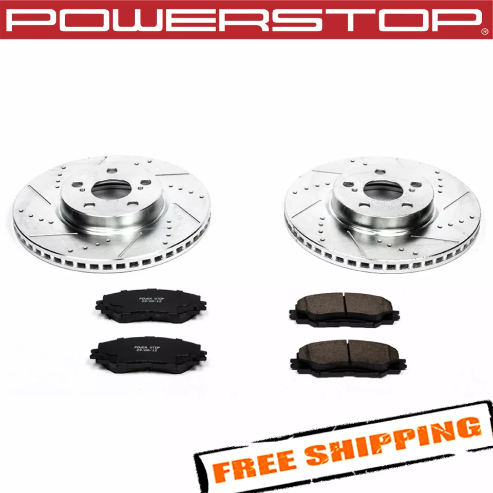 Kit de frenos deportivos Power Stop K4669 1 clic Z23 Evolution para Toyota Corolla 09-19 Foto 1 de 2