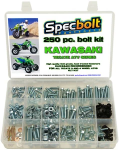 250pc Bolt Kit Kawasaki Tecate KXF250 KXT 250 body plastics frame fenders engine - Picture 1 of 2