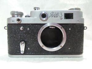 R FED 3 Vintage russische Leica M39 L39 Halterung Kamera KÖRPER nur 0969