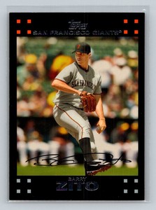 2007 Topps #230 Barry Zito San Francisco Giants Baseball Card