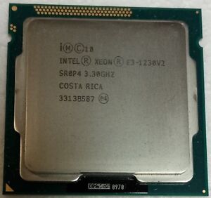 CPU Intel Xeon Prozessor E3-1230 v2 Quad Core @ 3,3 Ghz SR04P Socket 1155