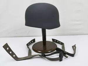 WK2 LW Fallschirmjägerhelm Stahlhelm M38 Luftwaffe Glocke blaugrau 59/60 - Bild 1 von 10
