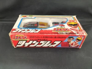 Bandai Twin Brace Bracelet Choujuu Sentai Liveman 1988 Hero w/box Used - Picture 1 of 9
