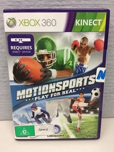 XBOX 360 MOTION SPORT Play for Real Microsoft Game Manual Tested Fast Free Post - Picture 1 of 5