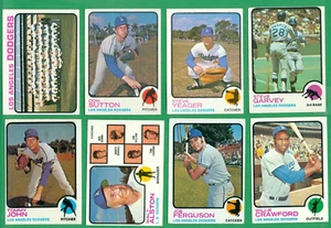 1973 TOPPS LOS ANGELES DODGERS TEAM SET NM GARVEY SUTTON ALSTON - Picture 1 of 3