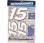 Integy AG Numbers Decal MOTORCRAFT #15 AG170-15