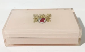 Lady Elgin Box Fleur De Lis Original Genuine Rare Vintage Watch Gift Box - Picture 1 of 6