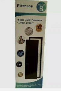 SEALED Filterops Hepa Filters Filter B Premium Carbon 10 pcs. - Picture 1 of 3