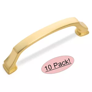 *10er Pack* Cosmas Schrank Hardware gebürstet Gold moderne Griffgriffe #1489-96BG - Bild 1 von 1