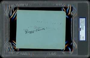 Dazzy Vance Salón de la fama PSA ADN certificado de autenticidad grande autógrafo firmado automático como nuevo 9 negrita 4,5 x 5,5 - Imagen 1 de 2